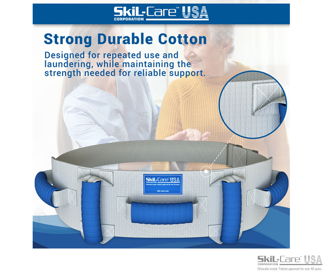 Multi Grip Gait Transfer Belt