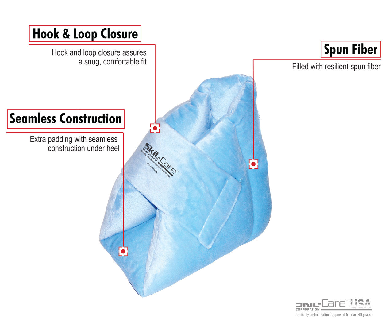 Ultra Soft Fiber Filled Heel Cushion