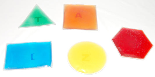 Hidden Letter Glitter Shapes