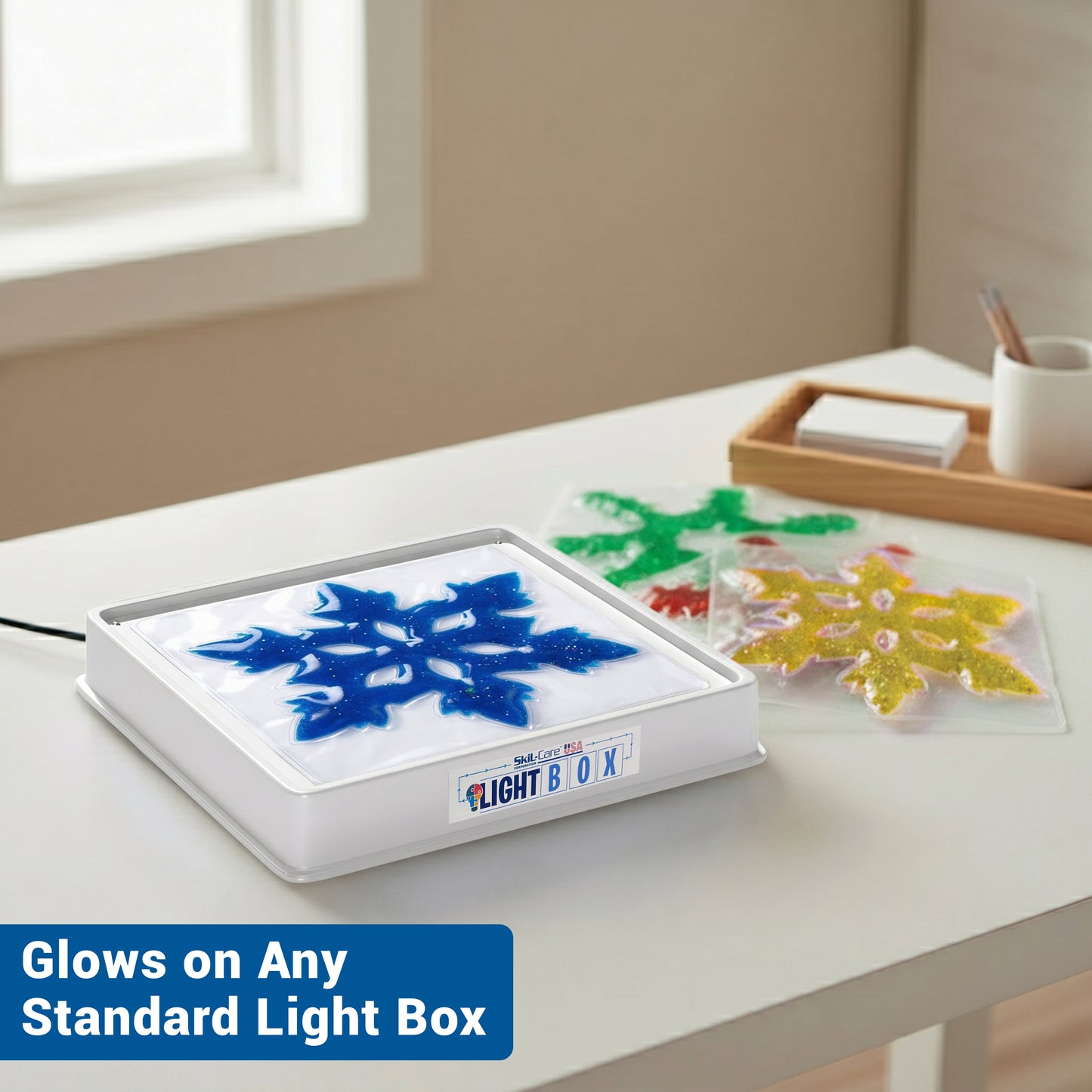 Six Spoke Snow Flake Light Box Gel Pads