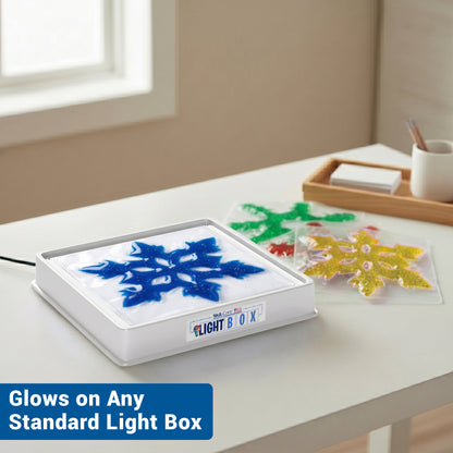 Six Spoke Snow Flake Light Box Gel Pads